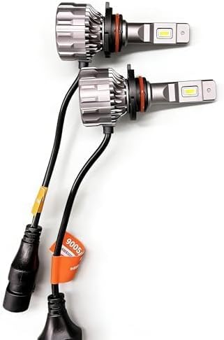 SEALIGHT 9005 9006 Fog Lights - for Off Road Powersports- 6000k Cool White LED Light with 20000 RPM turbo Fan 60000H Lifespan, 1:1 Mini Size Fog Lights, Pack of 4