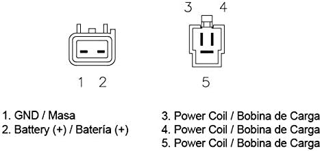 Voltage Regulator compatible with Suzuki DR Z 400 (2000-2004) S (2000-2015) E (2004-2007) RM X 250 (1998-1999) Replaces #21066-S005#32800-08D00#32800-29F00#32800-29F00#SH572E-12 - DZE 2511