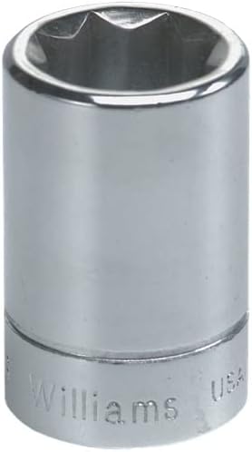 Williams B-628 3/8 Drive Shallow Socket, 6 Point, 7/8-Inch
