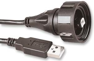 BULGIN PX0840/B/2M00 Computer Cable, USB 2.0, 2M, Black