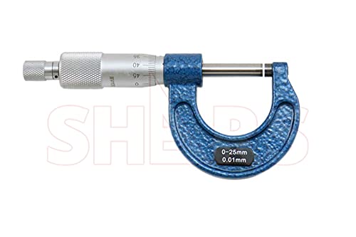 Shars 0-25mm x 0.01mm Outside Micrometer 303-2625 P)