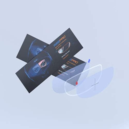 Universal Helmet Shield Anti Fog Film,Clear Visor Lens Insert Fog Resistant 3.7" x 10.7"