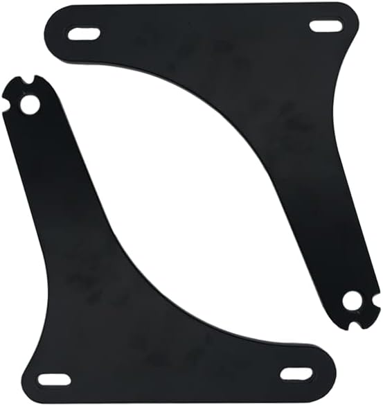Adjustable Driver/Passenger Seat Backrest Component:Fixed Mounts (Fat Boy 01-07/Deluxe/Heritage 00-17 (Black))