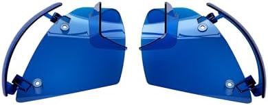Side Wings Wind Air Deflector Fairing Fit for Harley 2024-2026 CVO Road Glide ST FLTRXSTSE 2024-2026 Road Glide FLTRX 2023-2025 CVO Road Glide FLTRXSE (Blue)