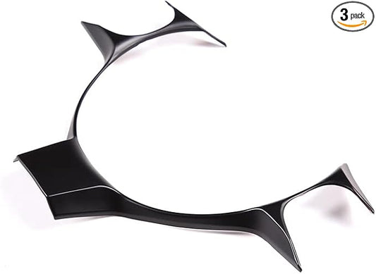 CHEAYAR Fit for Toyota 86 GT86 2022 and Subaru BRZ Steering Wheel Button Cover, Panel Protection Frame Trim, Car Decoration Trim (Matt black)