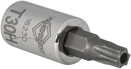 Mayhew Tools 16014 Tamperproof Torx Socket Bit Set, Chrome Plated, 10-Piece