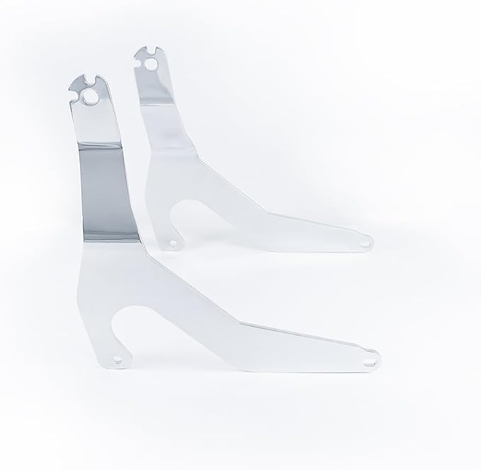 Adjustable Driver/Passenger Seat Backrest Component:Fixed Mounts For BWM R18B (Chrome)