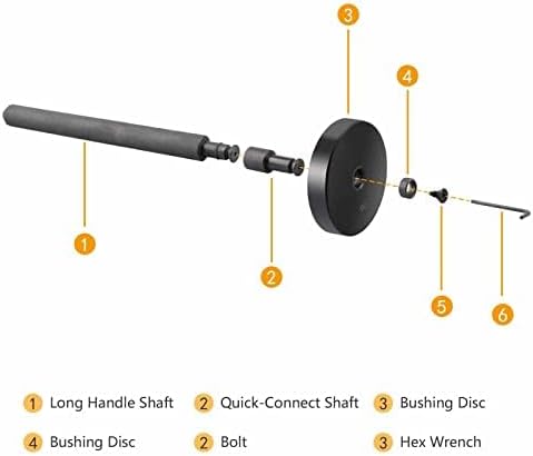 DAYUAN 52 in 1 Custom Bushing Driver Set - Bundle with - 14pcs Bearing Separator Puller Set
