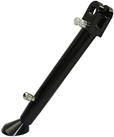 Motobiker Adjustable CNC Aluminum Kickstand Compatible with K-awasaki ZX-6 ZX6R ZZR600 ZX-9R ZX-10R Black