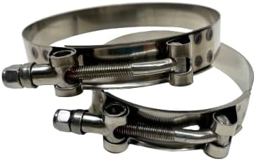 4" Universal - 30PSI S.Steel Gauge, T-Bolt Clamps
