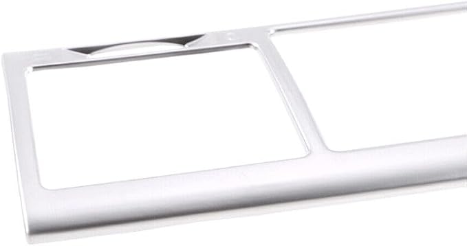Car Central Air Condition Outlet Vent Cover Frame Trim，Fit forMercedes-Ben-z G Class W463 G350 G55 G63 2004 2005 2006 2007 2008 2009 2010 2011，ABS Center Control Air Vent Outlet Trim (Silver)