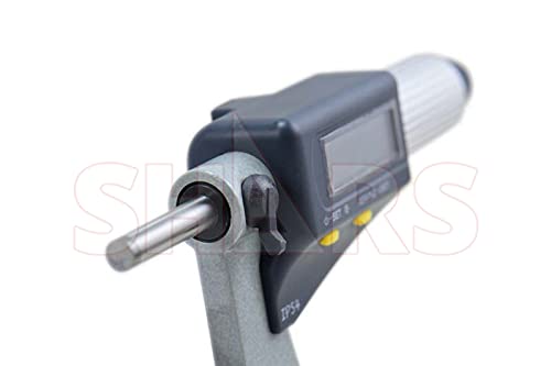 Shars 5-6"/125-150mm Solid Metal Frame Electronic Outside Micrometer 303-2469 P]