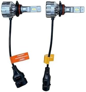 SEALIGHT 9005 9006 Fog Lights - for Off Road Powersports- 6000k Cool White LED Light with 20000 RPM turbo Fan 60000H Lifespan, 1:1 Mini Size Fog Lights, Pack of 4