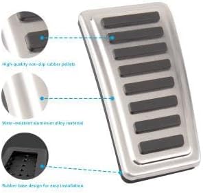 Motrobe Dodge Ram 1500 Pedal Covers and Dodge Ram 1500 2500 3500 Center Console Organizer Tray