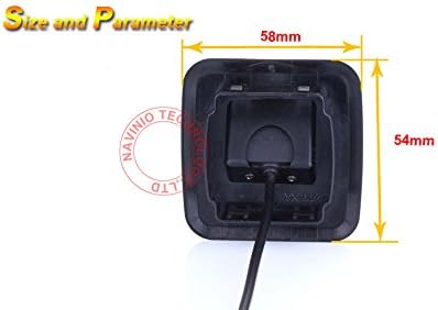 Parking Camera Waterproof Night Vision HD Reversing Camera Replacement for BMW X1 X5 X6 X318i 20i 25i x28ix/E39 E46 E53 E82 E88 E84 E90 E91 E92 E93 E60 E61 E70 E71 E71 72 M3 MBMW X5 E70 2011