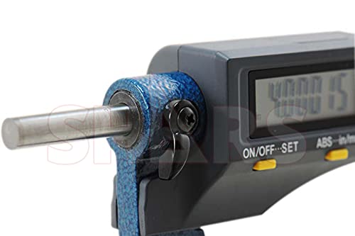 Shars 4-5"/100-125mm Solid Metal Frame Electronic Outside Micrometer 303-2468 P]