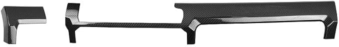 Dashboard Cover for Toyota 4Runner 2025 2026 Interior Accessories 8inch&14inch Display Center Consoles ABS Frame Trim (Carbon Fiber Grain, Dashboard Cover for 4Runner)