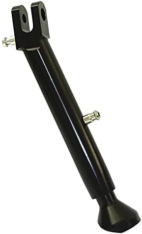 Motobiker Black Adjustable Kickstand Lowering Side Stand Compatible with K-awasaki ZX14 2006-2011