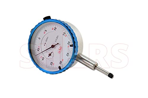 Shars 0.25" High Precision Dial Indicator, .0005" Graduation 303-3147 P]