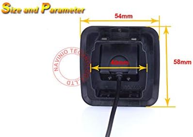 Waterproof Car Rear View Backup License Plate Light Camera 170 Degree Viewing Angle Night Vision for BMW X1 X5 X6 X3 18i 20i 25ix 28ix E39 E46 E53 E82 E88 E84 E90 E91 E93 E60 E61 E70 E71 E72 M3