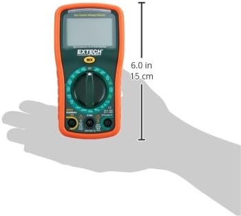 Extech EX310 Mini Digital Multimeter with NCV Detector - 2000-Count Large LCD, 0.5% Basic Accuracy, AC/DC Voltage & Current, Resistance, Diode/Continuity, Compact Manual Ranging Multimeter | AC/DC voltage and current to 10A, resistance, diode, continui...