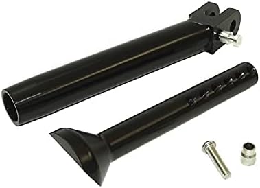 Motobiker Black Adjustable Kickstand Lowering Side Stand Compatible with K-awasaki ZX14 2006-2011
