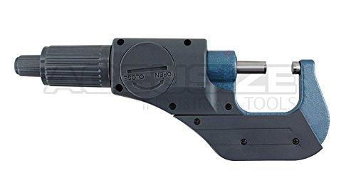 Accusize Industrial Tools 0-1''/0-25 mm by 0.00005''/0.001 mm 2 Key Electronic Digital Outside Micrometer, Metric/Imperial, Md71-0001 | 2-Key Electronic Digital, Carbide-Tipped, Data Output, 0.00005 in Resolution
