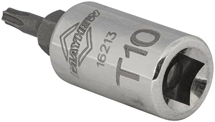 Mayhew Tools 16013 Torx Socket Bit Set, Chrome Plated, 12-Piece