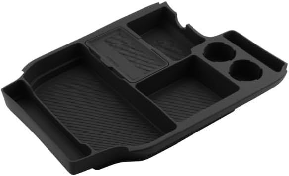 CDEFG for 2021-2025 2026 Toyota Sienna Console Bottom Silicone Organizer Storage Box - Lower Center Console Tray Accessories -Not Compatible with Refrigerator Model Configurations