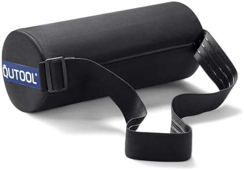 QUTOOL Seat Cushion & Soft Lumbar Roll for Office Chair