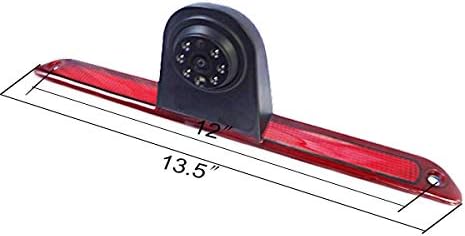 Sprinter Brake Light Backup Camera System Compatible for Transporter Sprinter W906 2007-2018/Crafter Truck Vans 2007-2016 (with 7 inch Monitor)