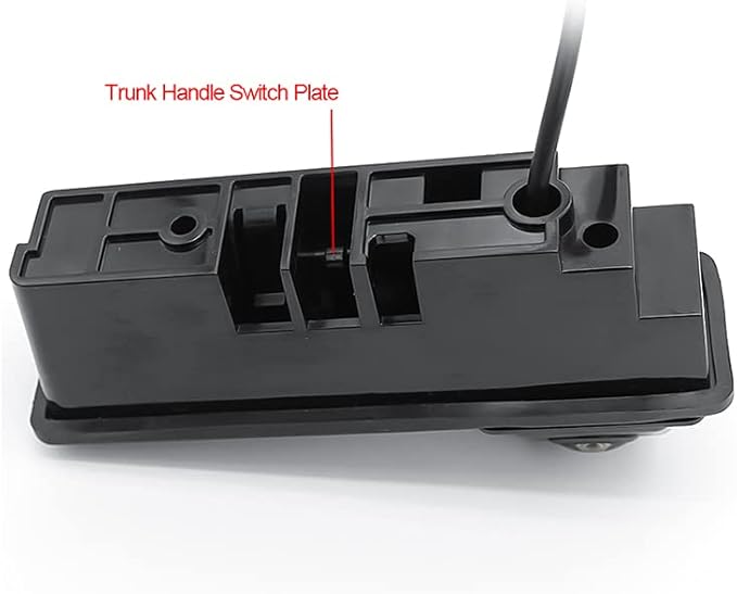 AHD/CVBS Car Rear View Camera's Fisheye Trunk Handle Camera with RCA Cable & Vehicle-Camera for Audi A3 A4 A6L A8L A5 Q7 & Backup Camera (AHD)
