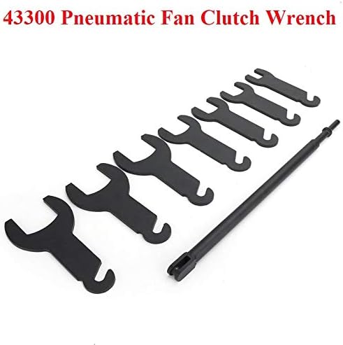 43300 Pneumatic Fan Clutch Wrench Set Removal Tool Kit Gear Assisted Positioning Tool for Ford GM Chrysler by Lucky Seven