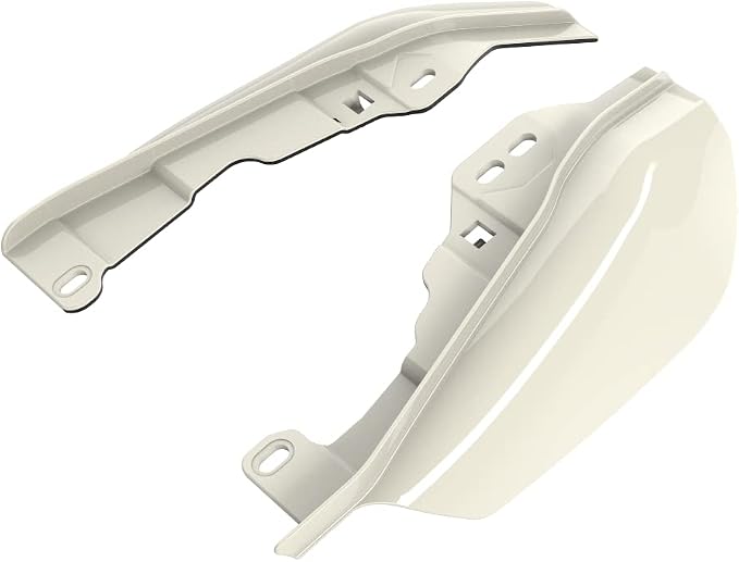 Advanblack 2024 RG Mid Frame Air Deflectors Compatible for Harley Touring Street Glide, Road King, Electra Glide, 2009-2025(Birch White)