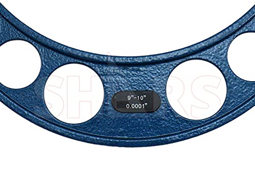 Shars 9-10" x 0.001" Outside Micrometer 303-2620 R)