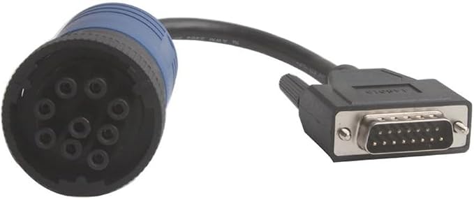 9 Pcs Adapters for NEXIQ PN 125032 USB LINK1 Diesel Truck Diagnostic Connector Cables