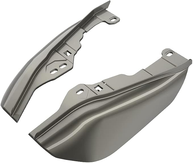 Advanblack 2024 RG Mid Frame Air Deflectors Compatible for Harley Touring Street Glide, Road King, Electra Glide, 2009-2025(Industrial Gray)