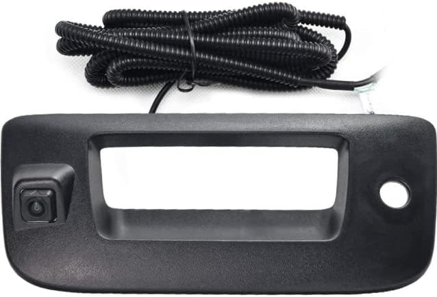 DYRDINSHOW Tailgate Handle Backup Rear View Camera for Chevy Silverado GMC Sierra 1500 2007-2013 2500/3500 Heavy Duty 2007-2014 Reverse Cameras Black GMC Sierra 1500