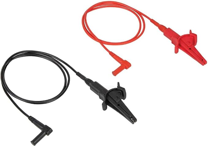 Klein Tools 69409 Line Splitter 10x and Klein Tools 69381 Alligator Clip Test Leads, Heavy-Duty Replacement 3-Foot Meter Leads