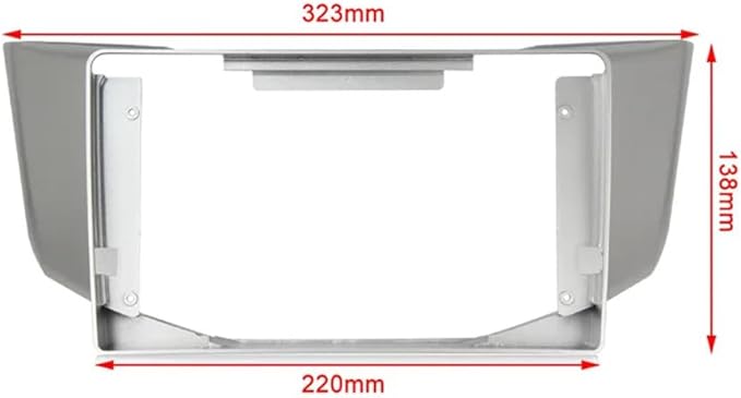 9'' Car Radio Stereo Dash Install Kit Fascia Panel Trim fits for Lexus RX300/330/350/400h 2003-2009 and Toyota Harrier 2003-2012 Installation Aftermarket Stereo Headunit