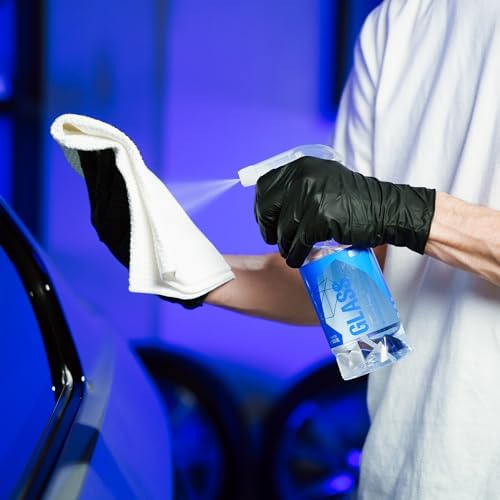 Gyeon Glass Coating & Cleaning Kit – View Ceramic Windshield Coating + Prep & Glass (500ml Each) for Maximum Visibility and Hydrophobic Protection