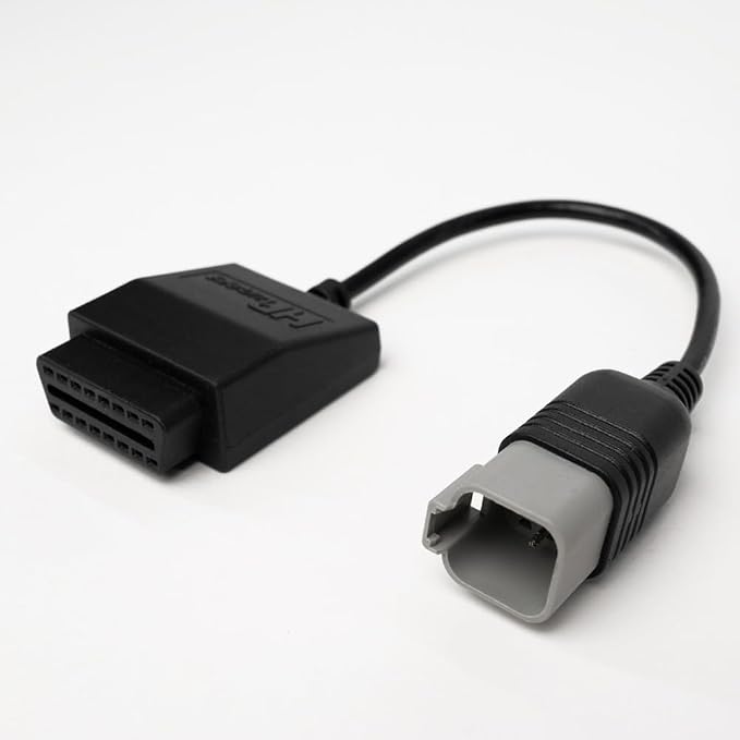 BRP OBD2 Adapter Cable for Can-Am and Sea-Doo Vehicles Compatible with HP Tuners, Enables Data Logging, Scanning, Diagnostics with MPVI2, MPVI2+, MPVI3, MPVI4 Device, Only (H-002-07 Equivalent)