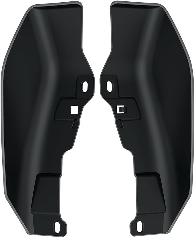 Color - Matched Mid Frame Air Deflectors Heat Shield, Perfectly Fit for Harley Touring Models 2009-2026 Gunship Gray
