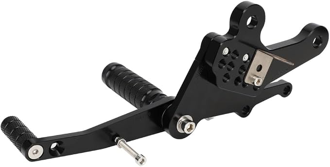 CHANGCHENG Foot Pegs for Ninja 400-Motorcycle Adjustable Rear Set Footpeg Brake Shift Pedal for Ninja400 2018-2023 Z400 2019-2023 Black
