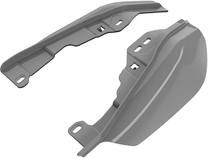 Advanblack 2024 RG Mid Frame Air Deflectors Compatible for Harley Touring Street Glide, Road King, Electra Glide, 2009-2025(Billiard Gray)