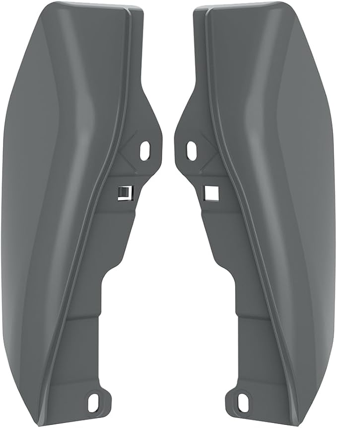 Color - Matched Mid Frame Air Deflectors Heat Shield, Perfectly Fit for Harley Touring Models 2009-2026 Gunship Gray