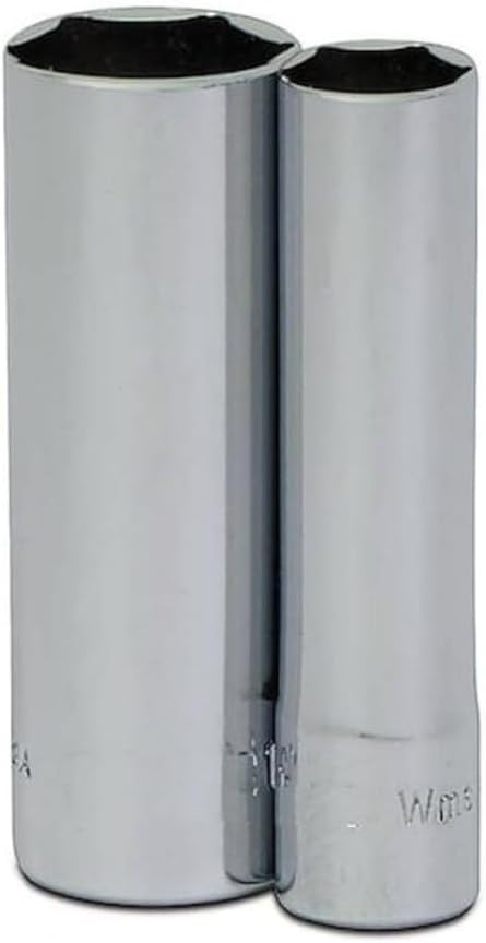 Williams JHWBMD-614 SUPERTORQUE 3/8-Inch Drive Deep Metric 6 Point Socket 14mm Size, High-Polished Chrome Finish, Designed for Maximum Engagement on 6-Point Fasteners