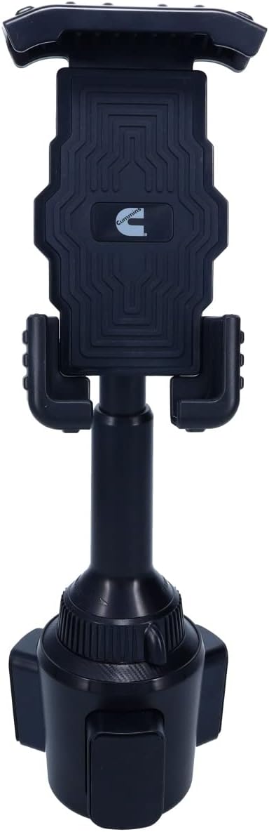 Cummins Cup Phone Holder for Car or Truck CMNCHPH - Adjustable Phone Mount for Cell Phone Car Phone Holder - Black