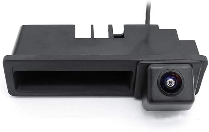 AHD/CVBS Car Rear View Camera's Fisheye Trunk Handle Camera with RCA Cable & Vehicle-Camera for Audi A3 A4 A6L A8L A5 Q7 & Backup Camera (CVBS)