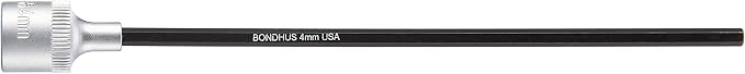 Bondhus 30646 6-piece Socket Hex Bit Tool Set with Sockets, 6" Length,1 set-Pack